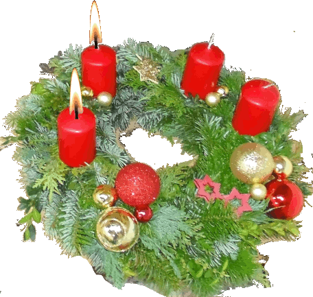 Adventskranz vom Weihnachtsbasteln Adventskranz vom Weihnachtsbasteln